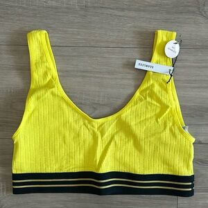 Forever 21 Bright Yellow Sports Bra | Medium | Active & Fun